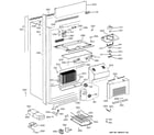 GE ZIR360NXARH cabinet parts diagram