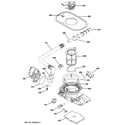 GE ZBD9900R00II motor-pump mechanism diagram