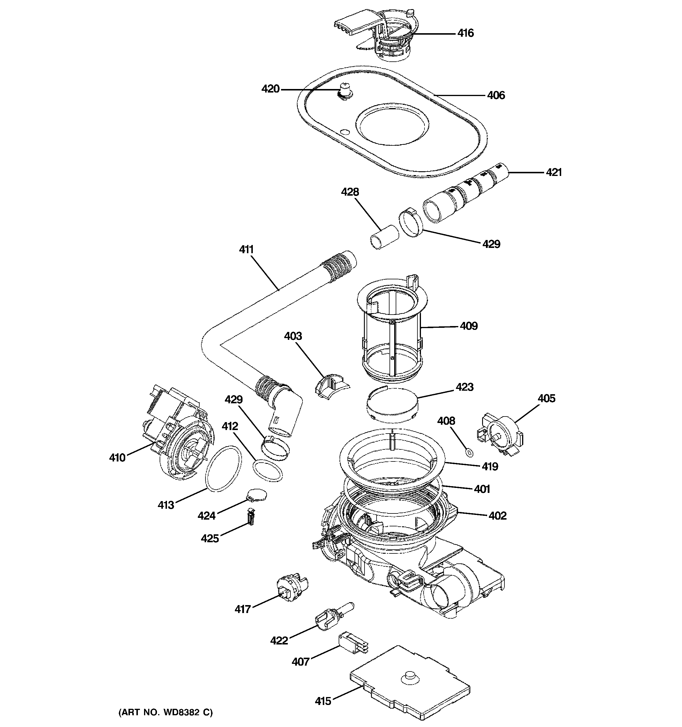Motor-pump mechanism