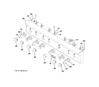 GE ZGU486LDP4SS control panel diagram