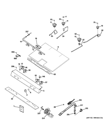 Gas & burner parts