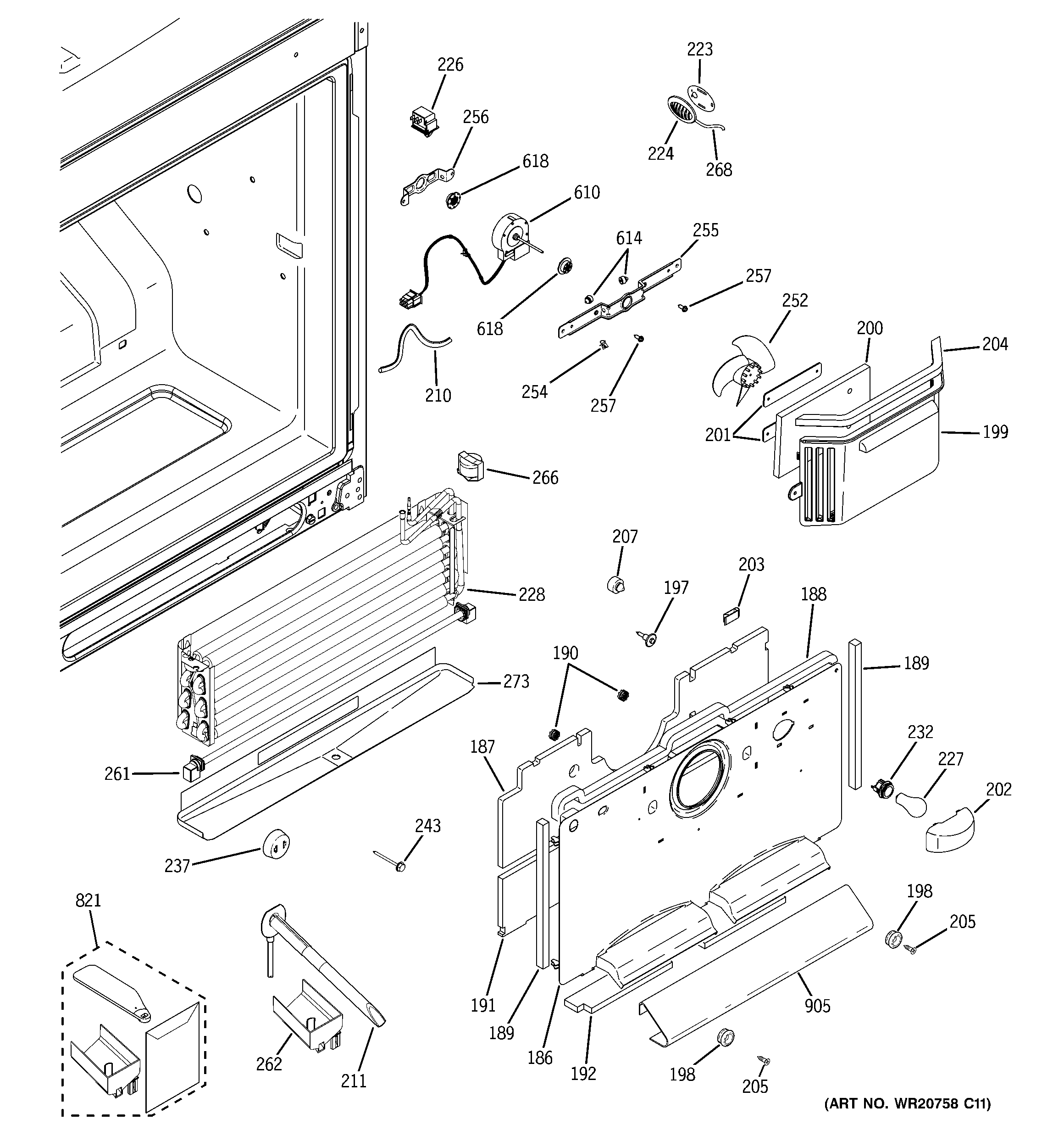 Freezer section