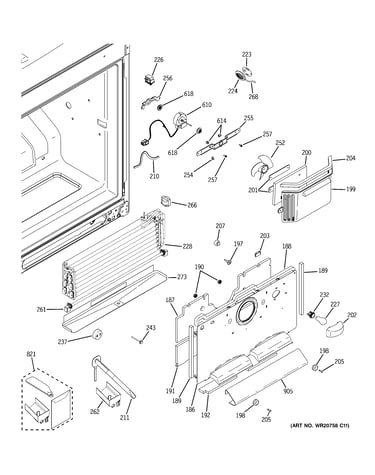 Freezer section