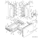 GE PFCA1NJZCDSS doors diagram