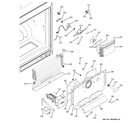 GE PFCA1NJZCDSS freezer section diagram