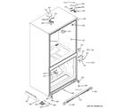 GE PFCA1NJZCDSS case parts diagram