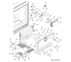 GE ZFGP21HZCSS freezer section diagram