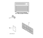 GE AEL05LPW1 room air conditioner diagram