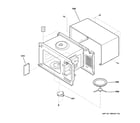 GE PEB2060DM2WW oven cavity parts diagram