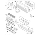 GE AZ41E09DABW3 grille, heater & base pan parts diagram