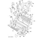 GE AZ41E09DABW3 motor & chassis parts diagram