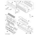 GE AZ41E09DACW3 grille, heater & base pan parts diagram
