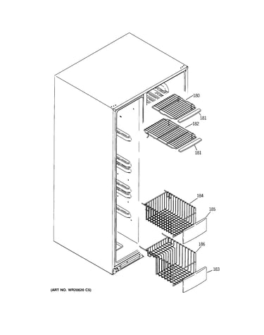 Freezer shelves