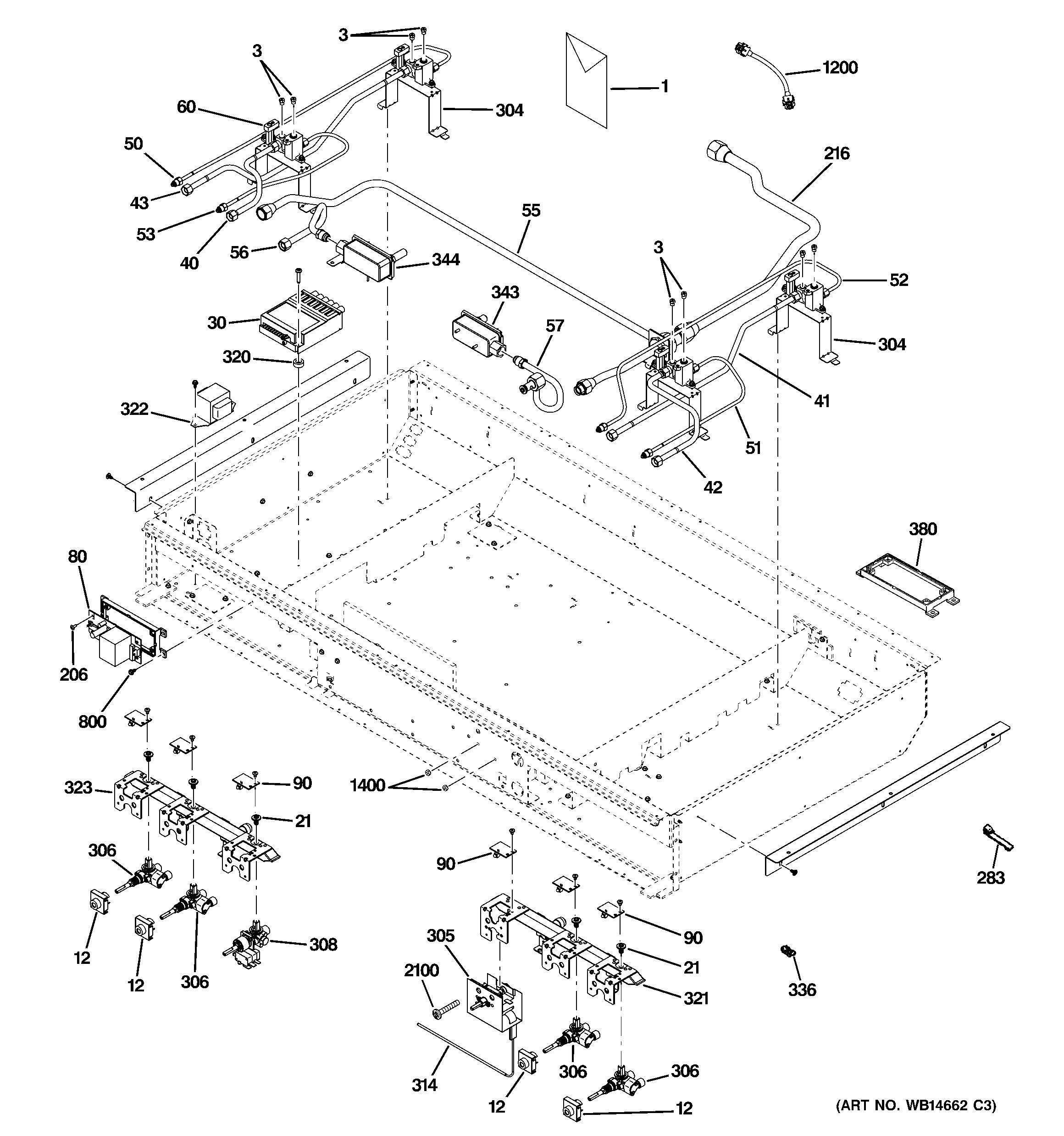 Gas & burner parts