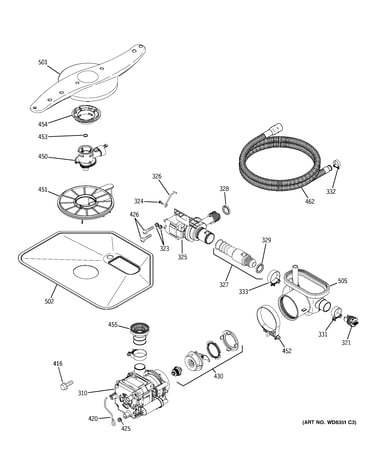 Motor-pump mechanism