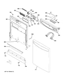 Escutcheon & door assembly