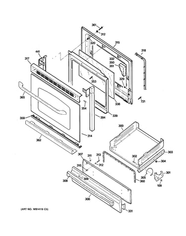 Door & drawer parts