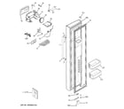 GE GSHS3KGZBCSS freezer door diagram