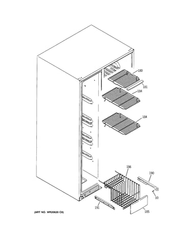 Freezer shelves