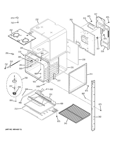 Upper oven