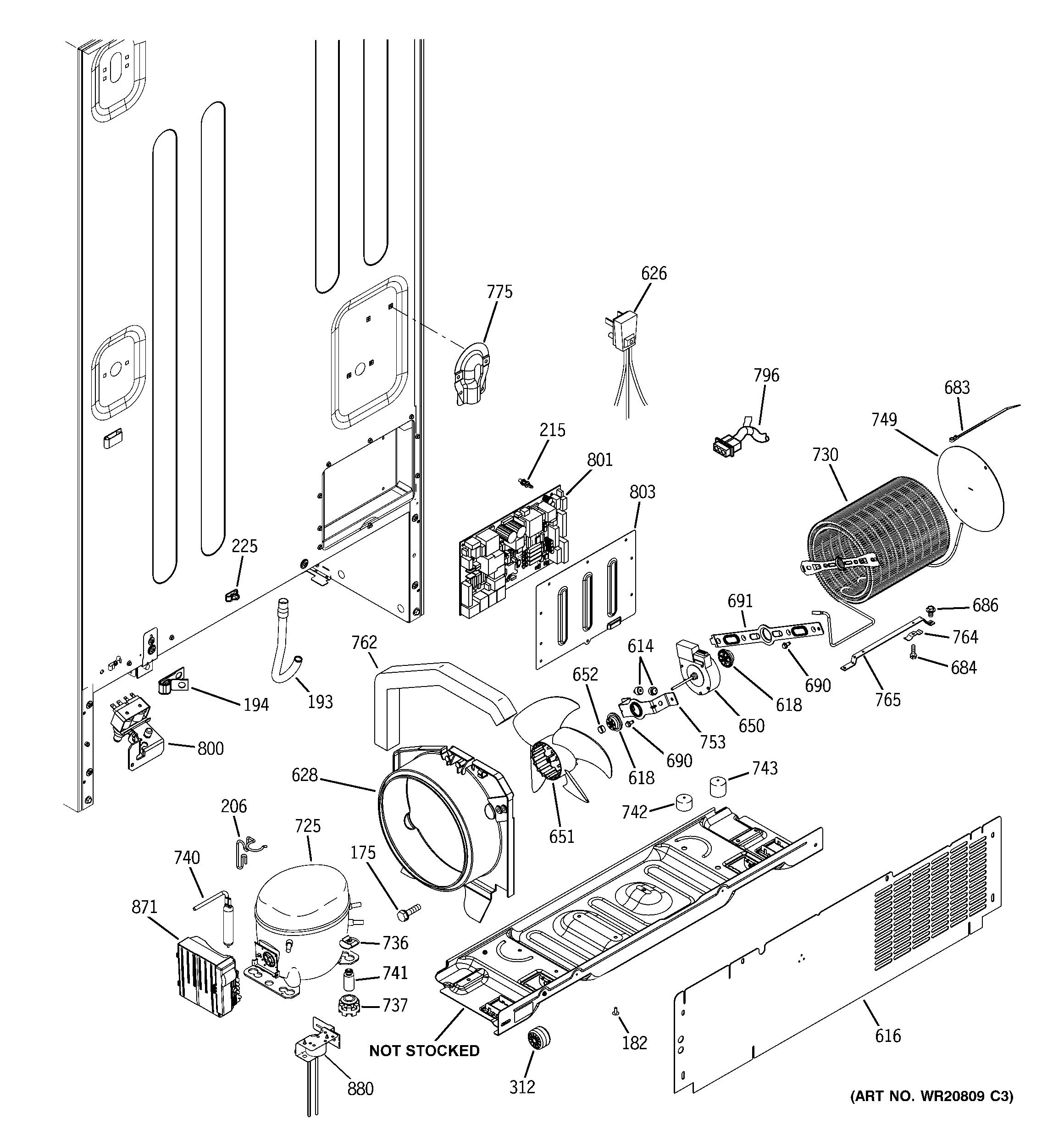 Machine compartment