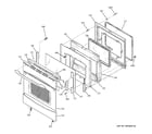 GE PB969SP3SS door diagram