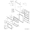 GE GTS21SBXASS doors diagram