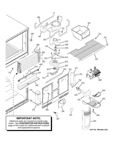 Freezer section