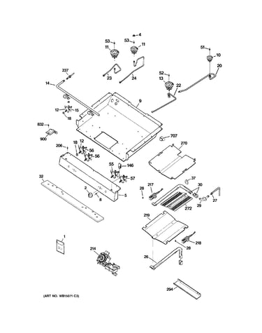 Gas & burner parts