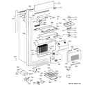 GE ZIR360NXALH cabinet parts diagram