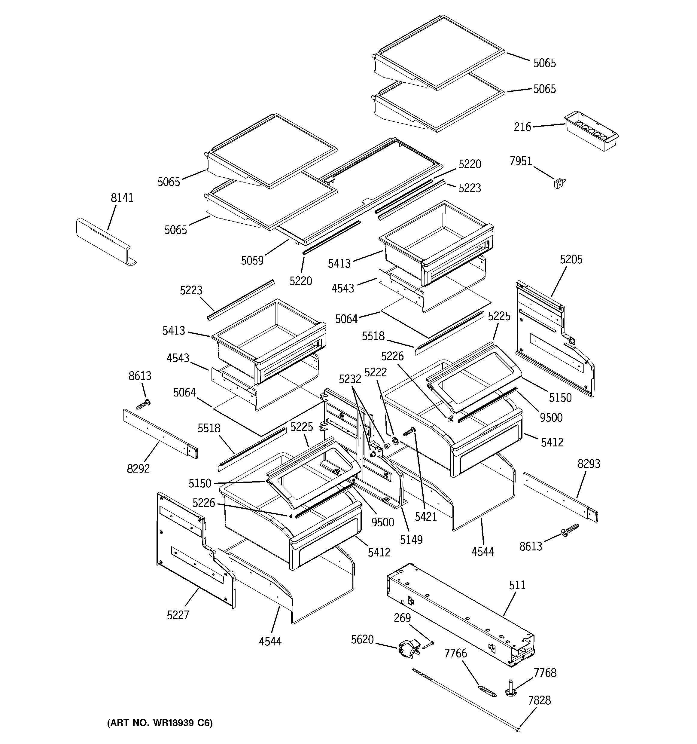 Shelves & drawers