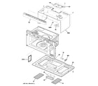GE JVM1810DS1BB oven cavity parts diagram