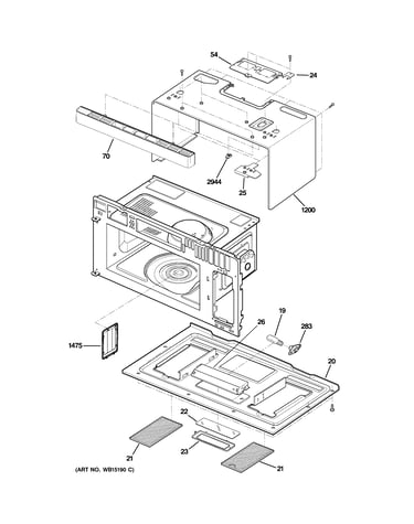 Oven cavity parts