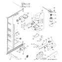 GE GSHF6HGDBCBB fresh food section diagram