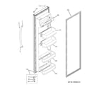 GE GSL25IGZCLS fresh food door diagram