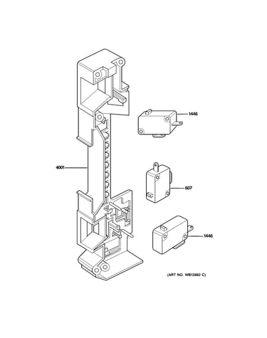 Latch board parts