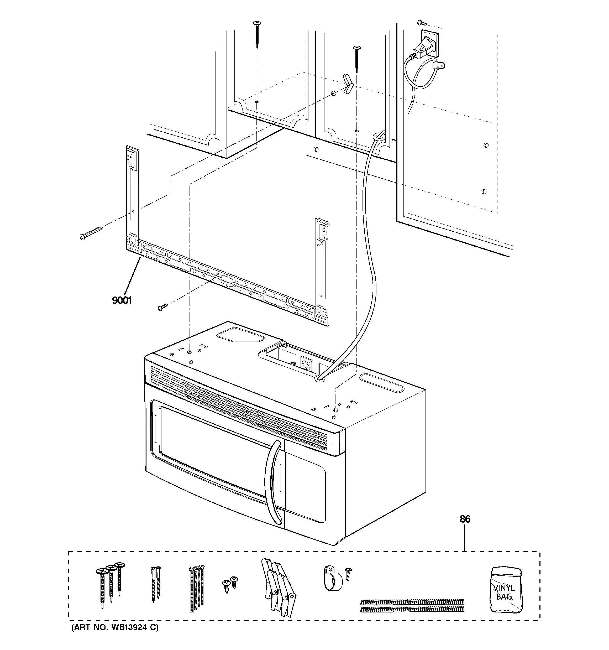 Installation parts