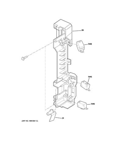 Latch board parts