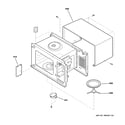 GE PEB206CDN1BB oven cavity parts diagram