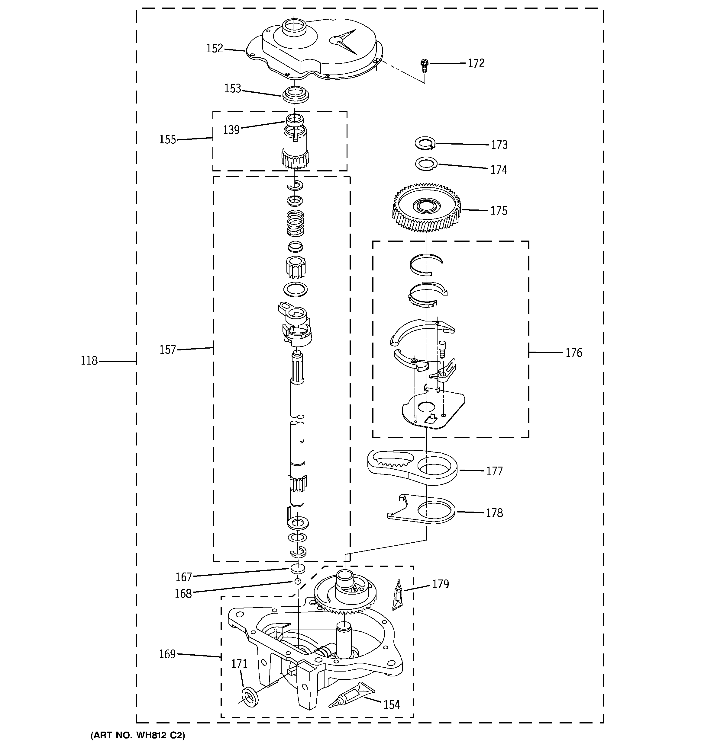 Gearcase parts
