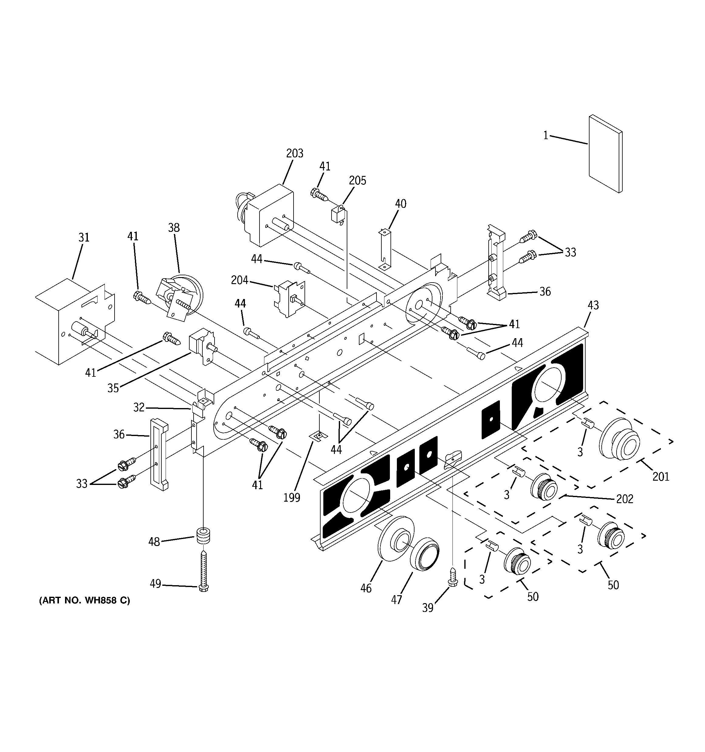 Washer/dryer control panel