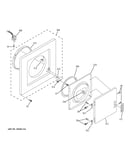Dryer front panel & door