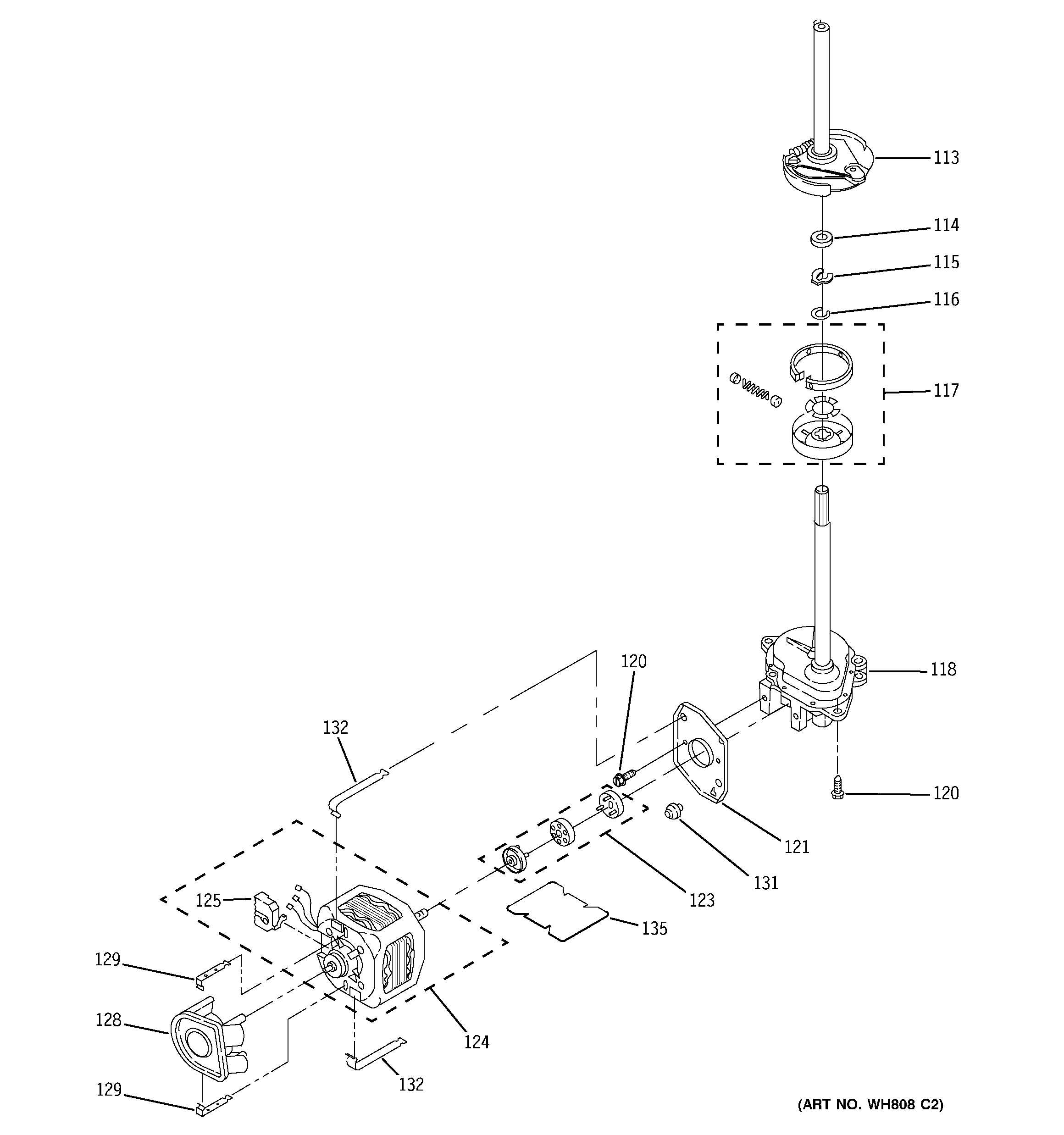 Motor & pump parts