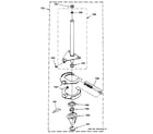 GE WSM2420D5WW brake & drive tube parts diagram