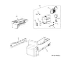 GE GFSS6KEXASS ice maker & dispenser diagram