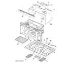 GE JVM2052DN1BB oven cavity parts diagram