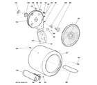 GE GTDP301GL2WS drum diagram