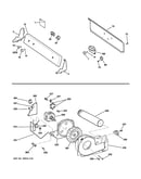 Backsplash, blower & motor assembly