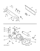 Backsplash, blower & motor assembly