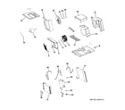 GE AEE08AQL1 base pan & unit parts diagram